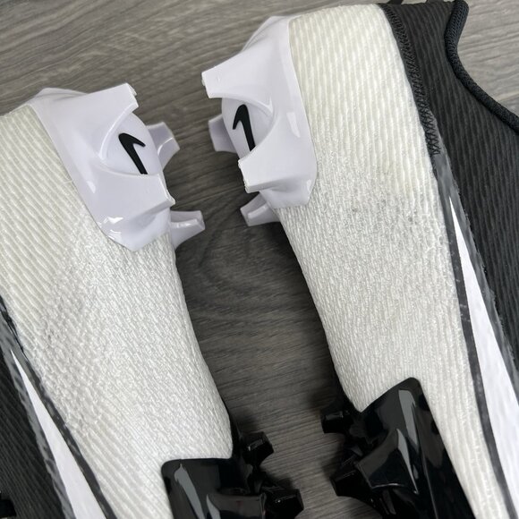 Nike Vapor Edge 360 2 Size 8 Mens Black White Football Cleats - Picture 9 of 11